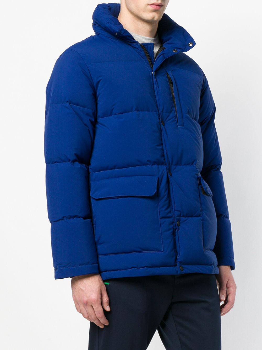 Aspesi Long-sleeve Padded Jacket in Blue for Men - Lyst