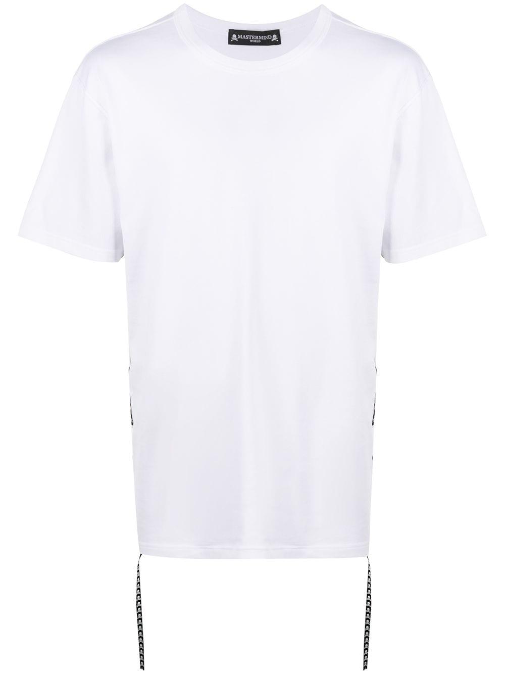 Mastermind Japan Cotton Logo Stripe T-shirt in White for Men - Lyst