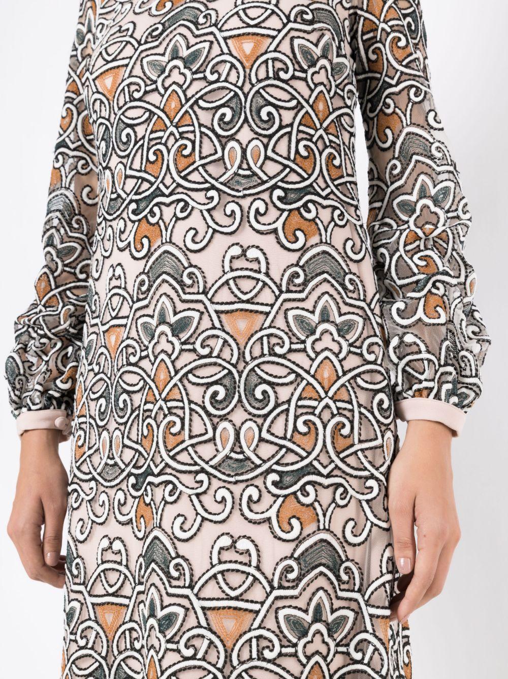 Olympiah Marrakech-print silk-blend maxi dress - Brown