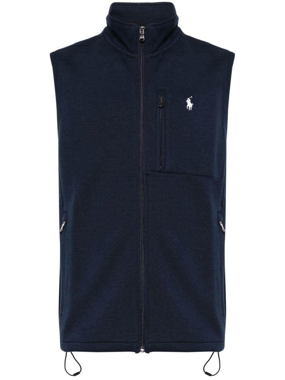 Ralph lauren blue gilet clearance