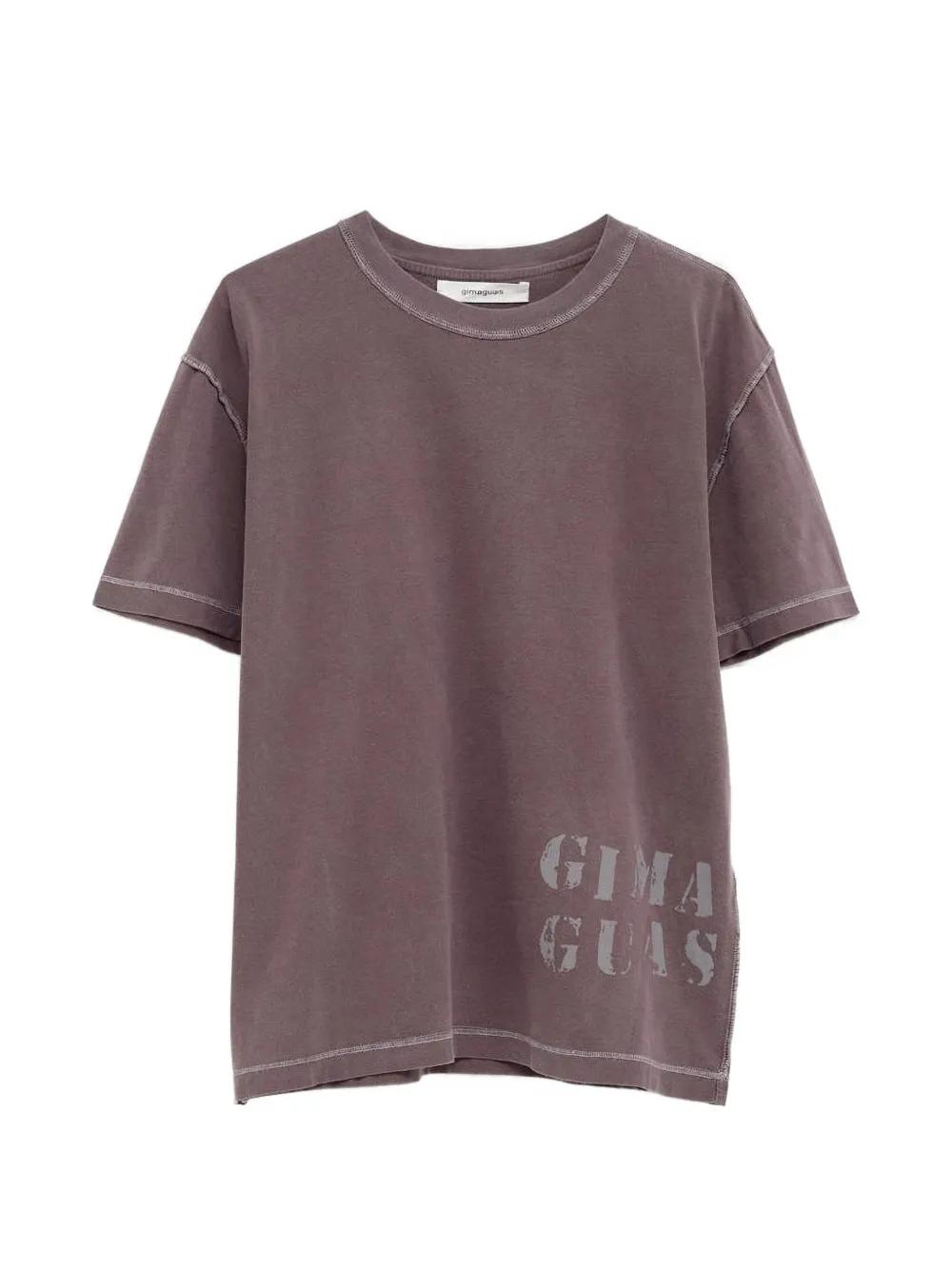 GIMAGUAS Logo-Print T-Shirt in Purple | Lyst