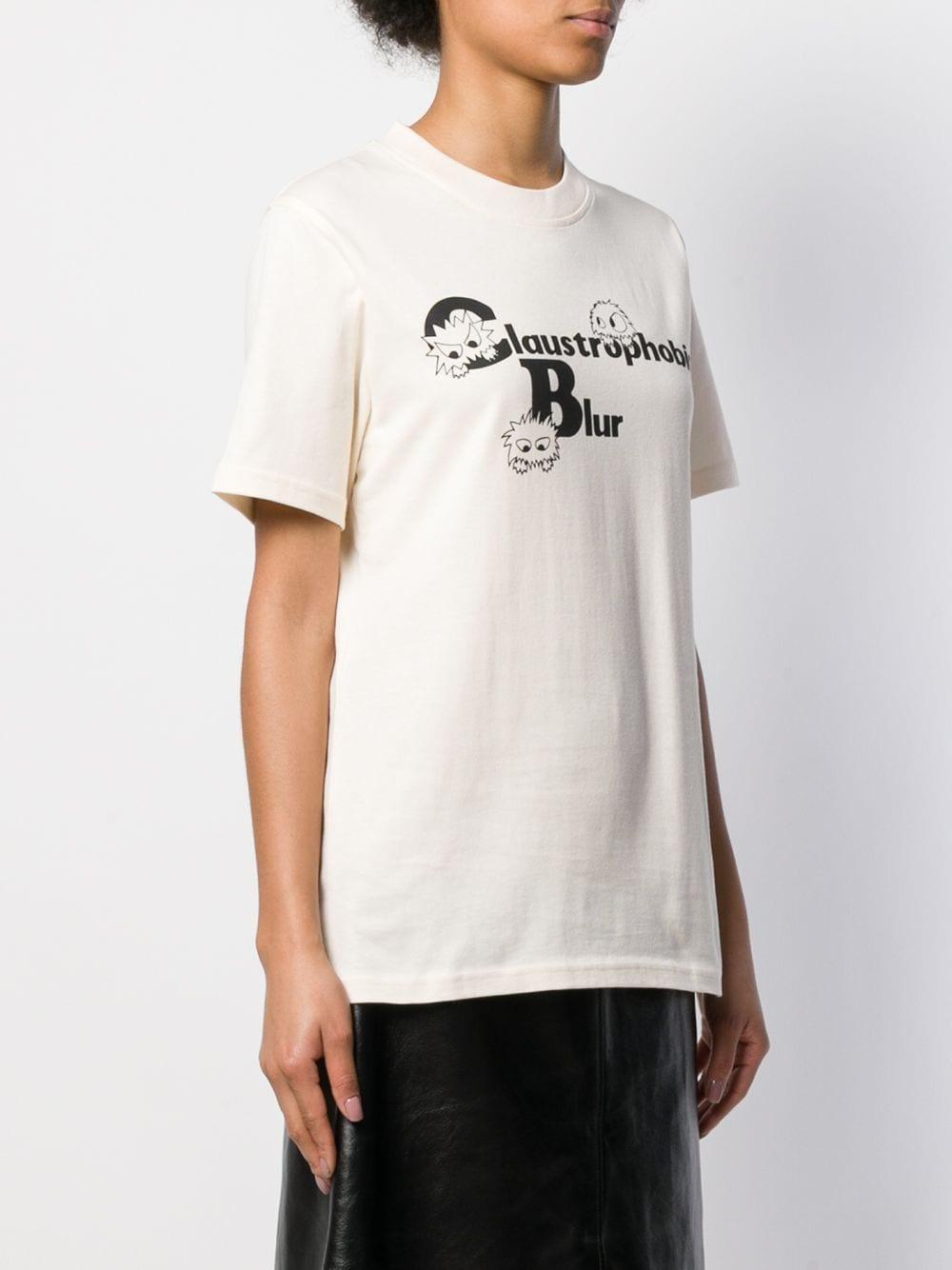 McQ Cotton Claustrophobic Blur T-shirt in White - Lyst