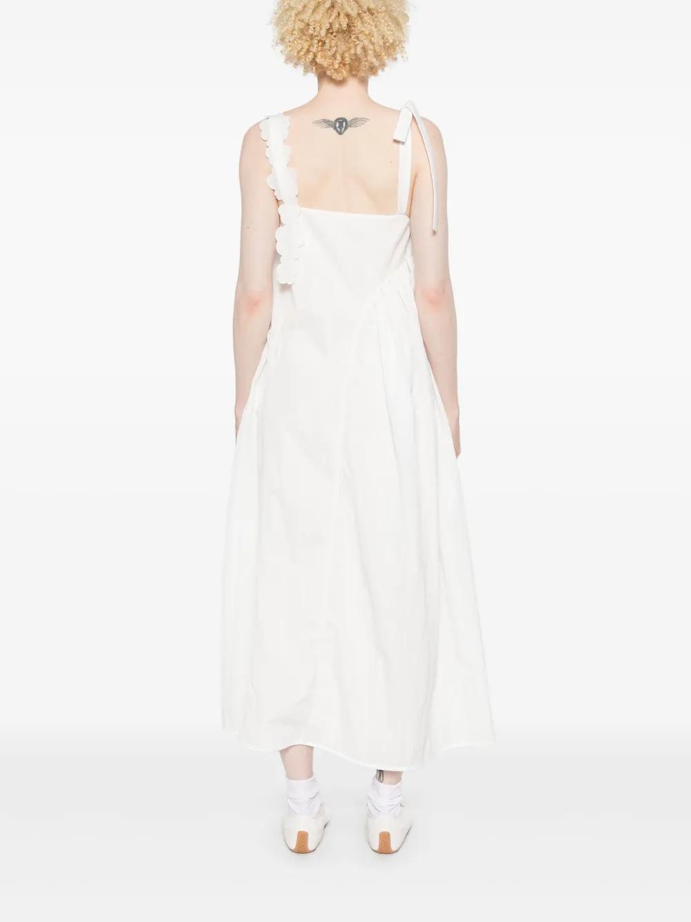 cecilie bahnsen ホワイトオフショルダードレス