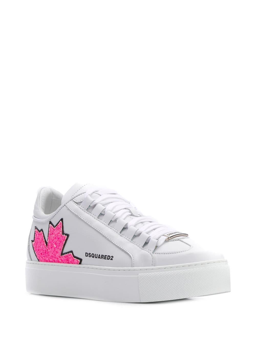 dsquared2 maple leaf sneakers