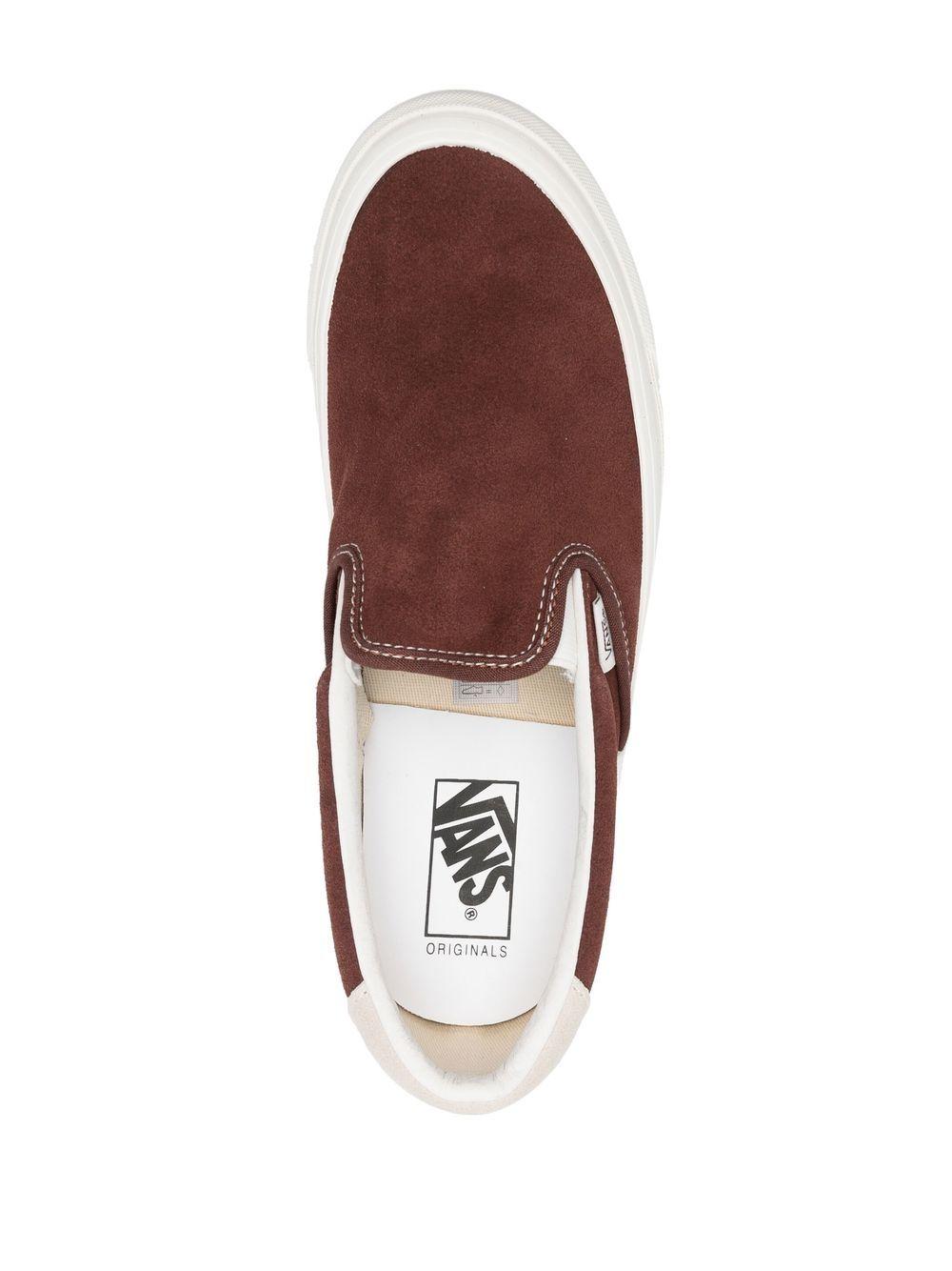 Vans Slip-on Sneakers in Brown for Men | Lyst