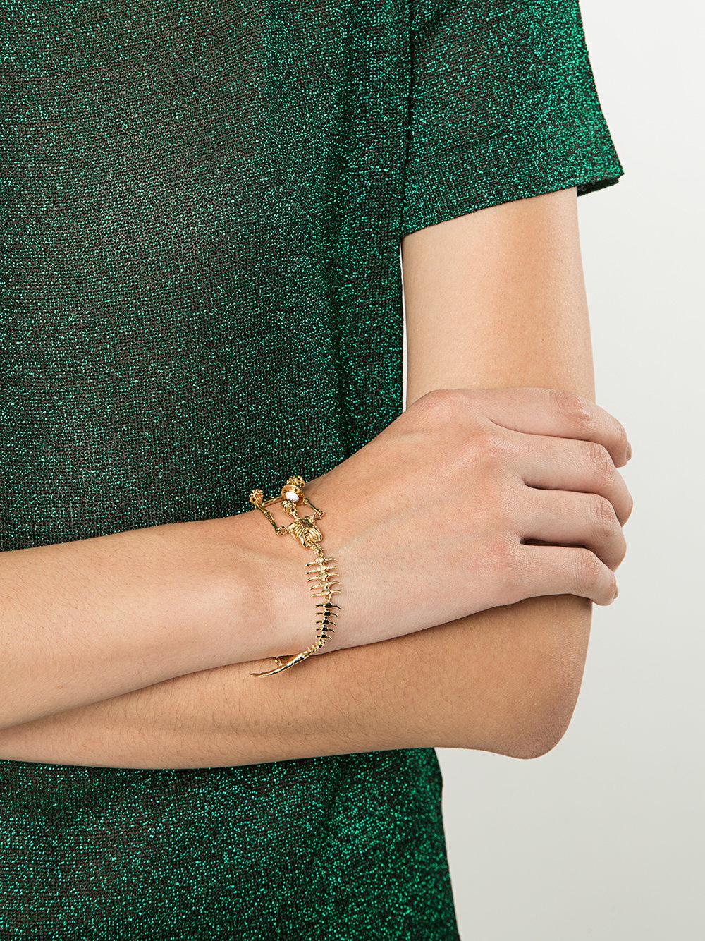 Vivienne Westwood: Gold Skeleton Bracelet
