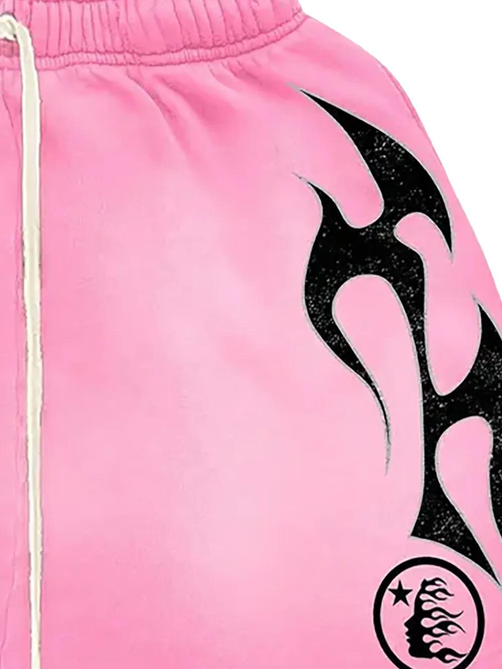 HELLSTAR Flame Shorts in Pink for Men | Lyst
