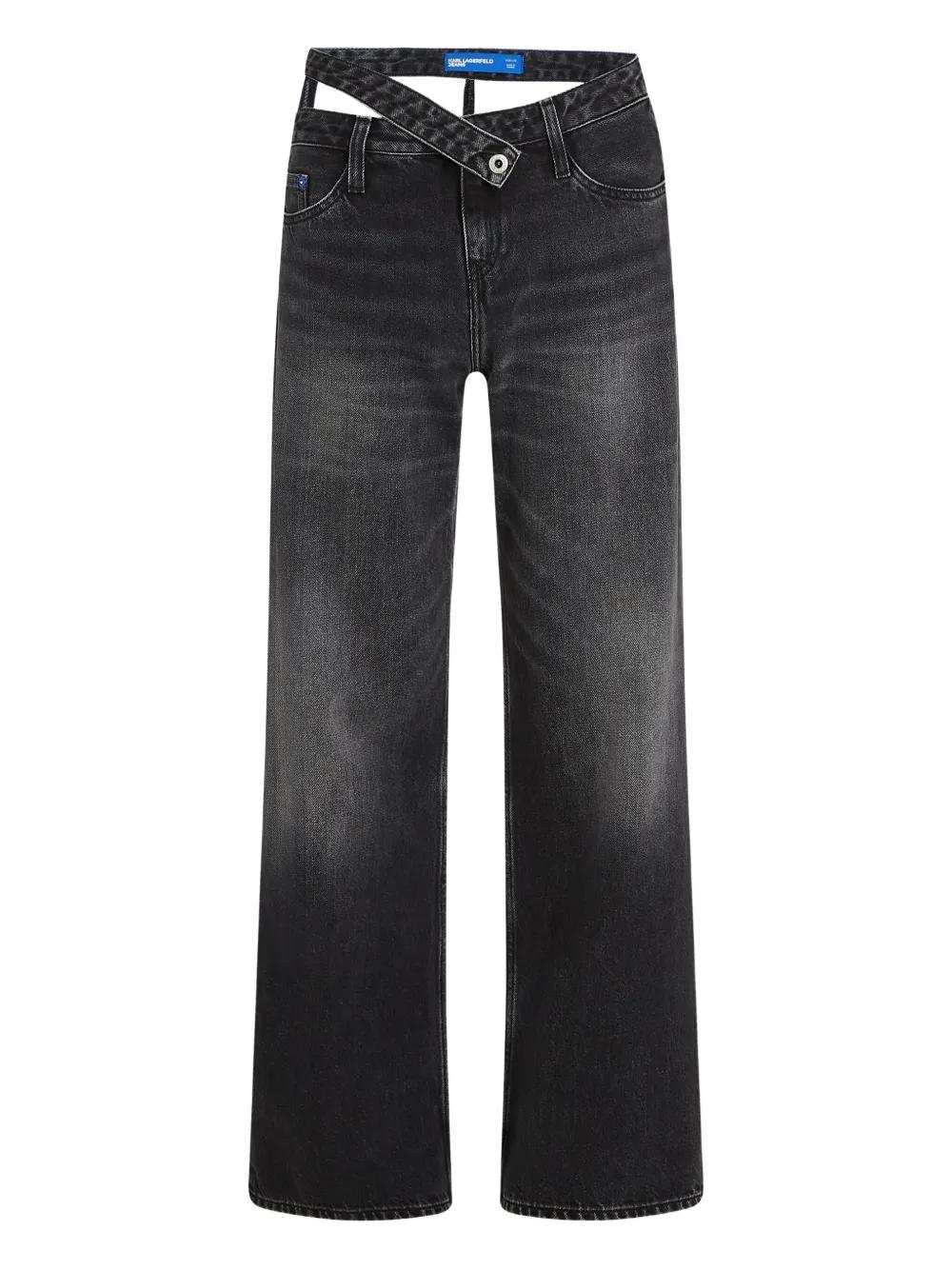 Karl Lagerfeld Jeans LOGO SINGLET - Felső - white/fehér