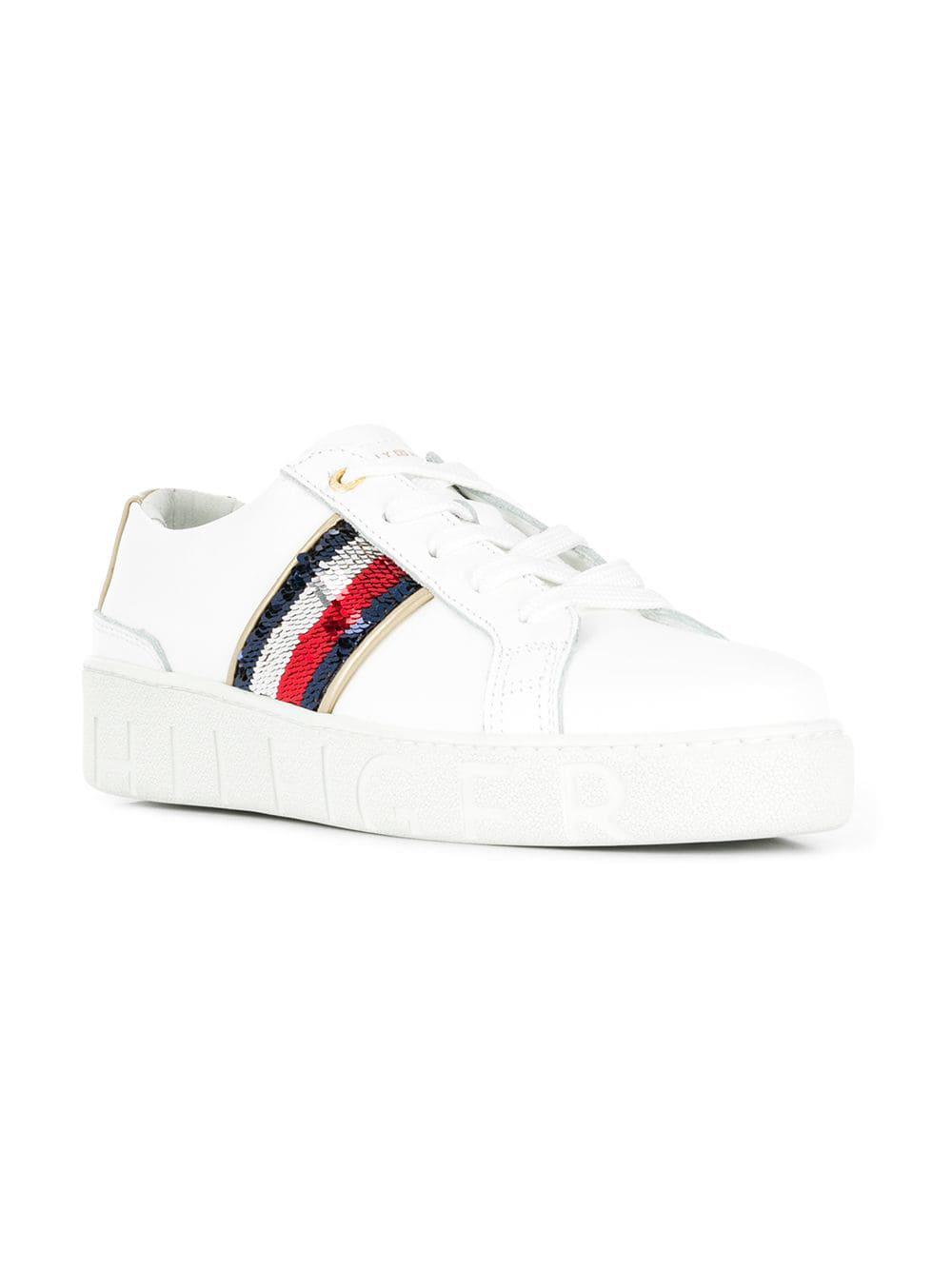 tommy sequins fashion sneaker
