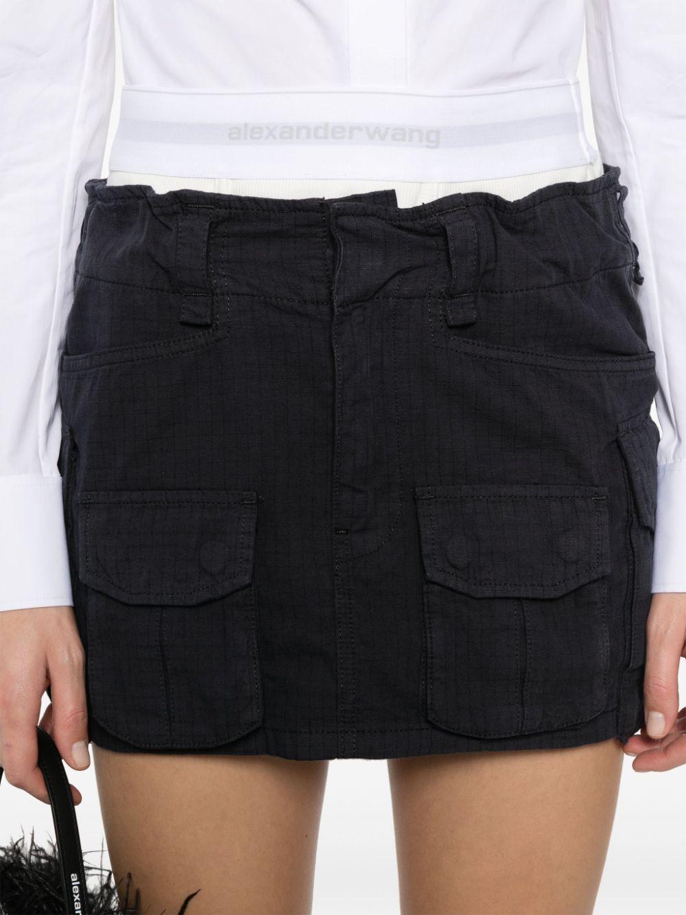 Alexander Wang レディース ブラック ミニスカート スカート