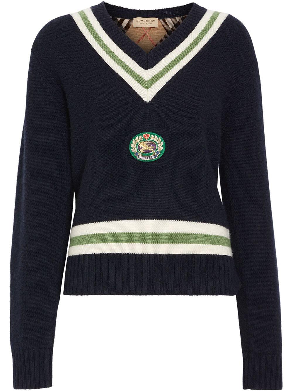 burberry sweater white