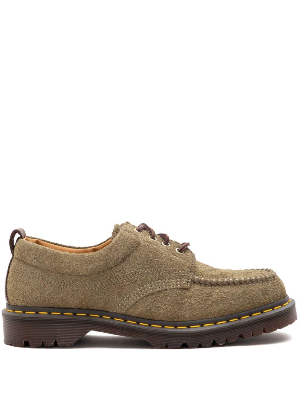 Martens Suede Moc-Toe Brogue Shoes in Brown for Men Lyst UK