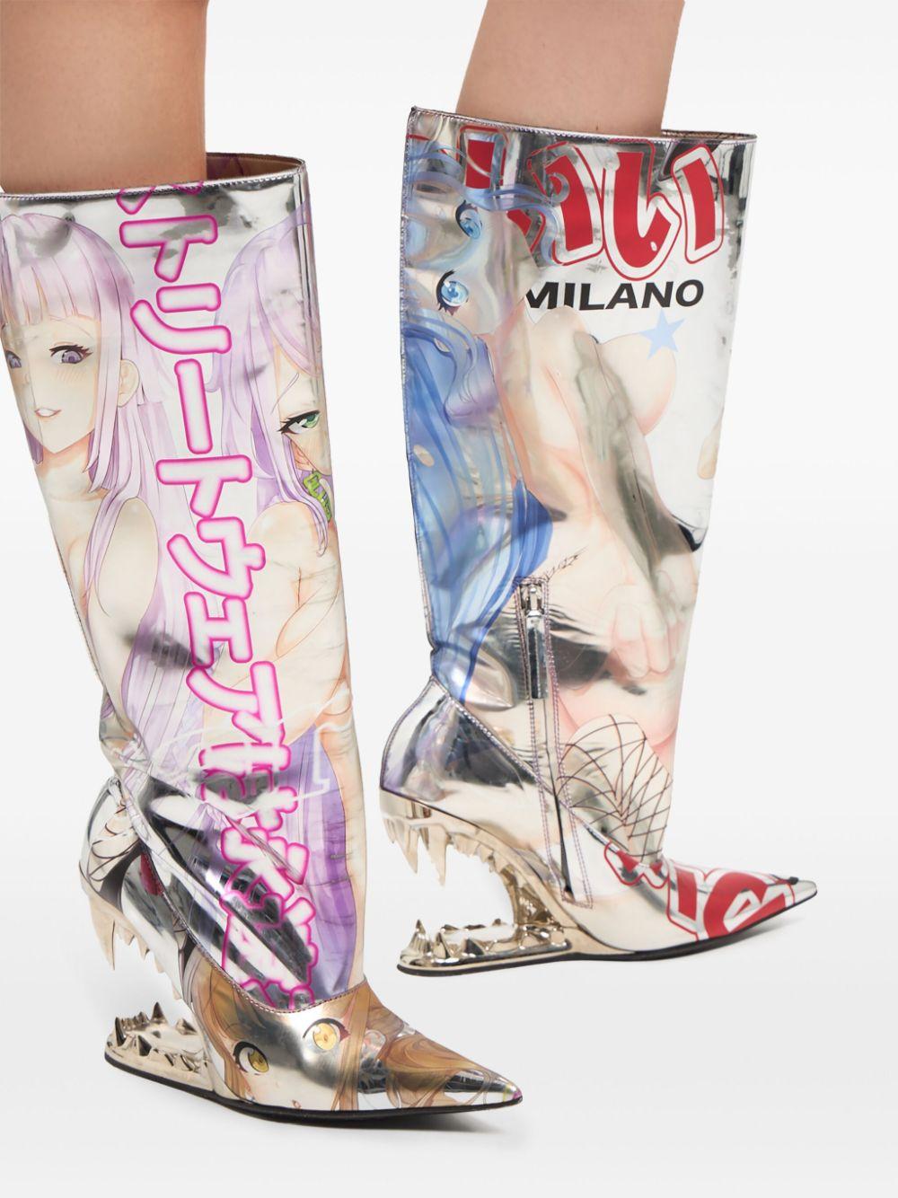 Gcds 100Mm Morso Hentai Boots in Pink | Lyst