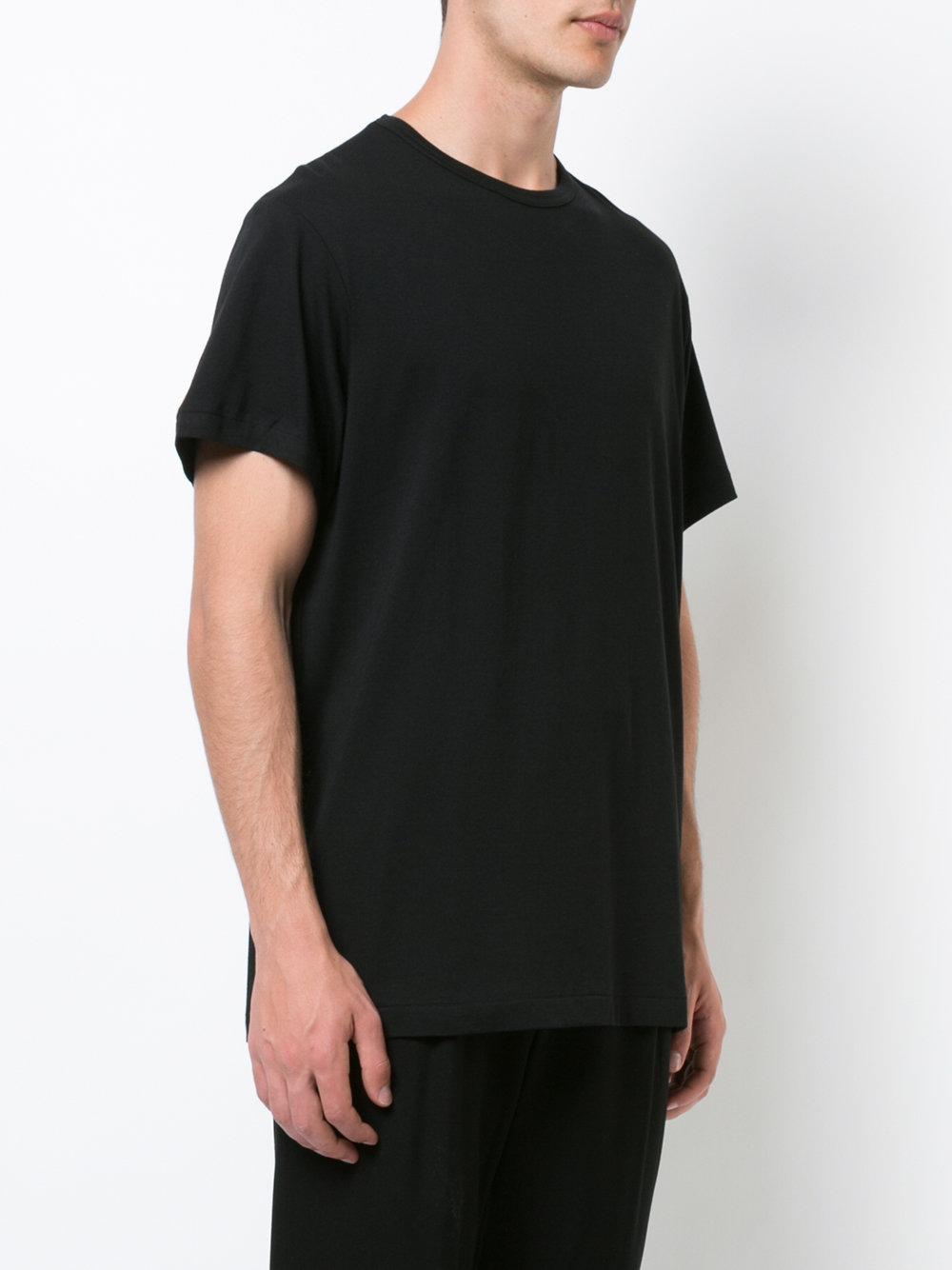 Yohji Yamamoto Cotton Staff T-shirt in Black for Men - Lyst