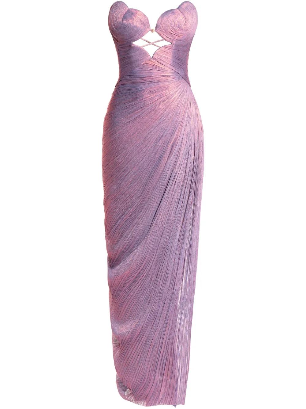 maria lucia hohan purple dress Halter Neck Cami Pleated Tulle Mini This piece is the perfect choice if you want to flaunt that chic and effervescent side of you. Maria Lucia Hohan Purple Chiffon