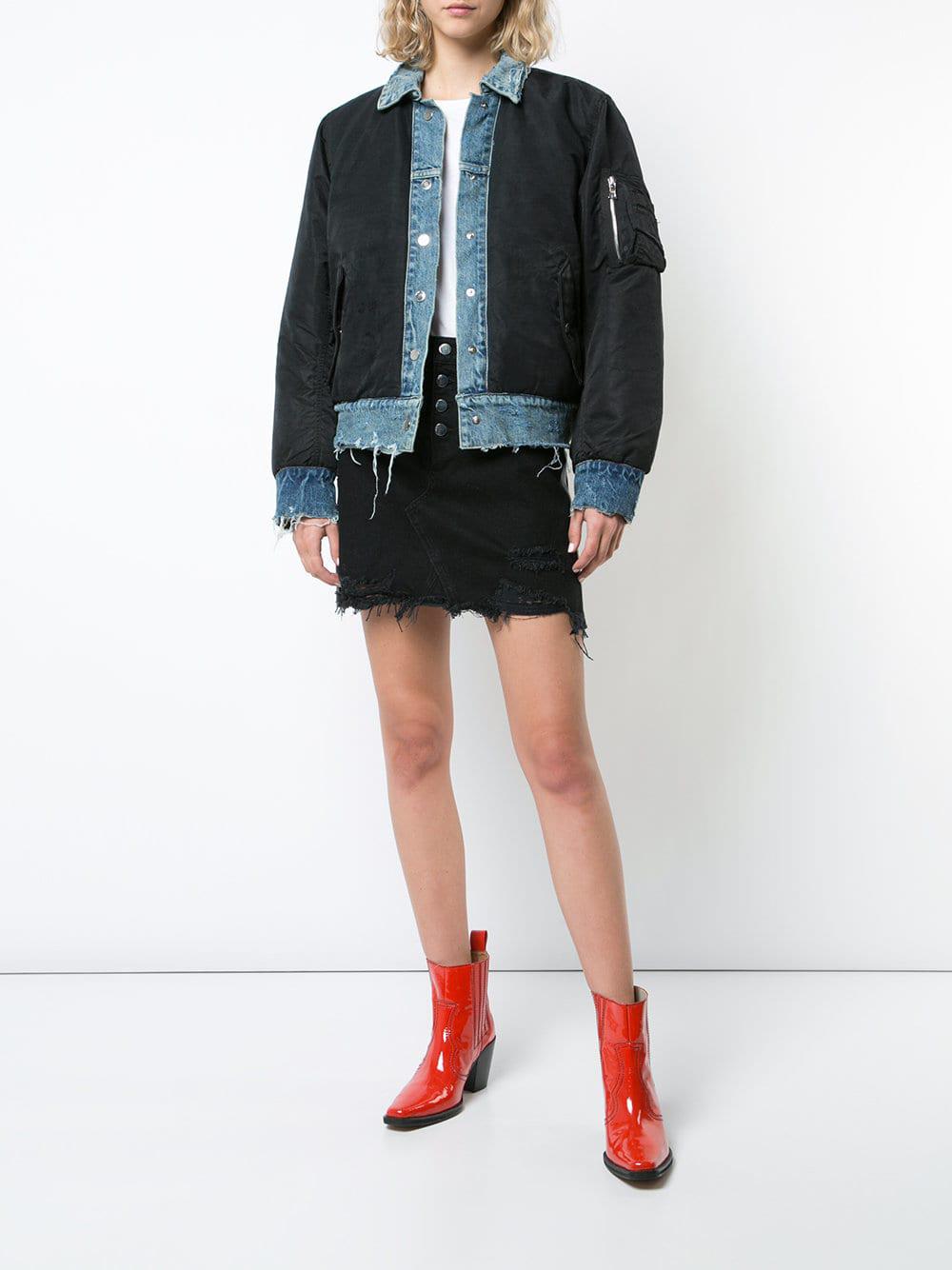 amiri bomber denim jacket