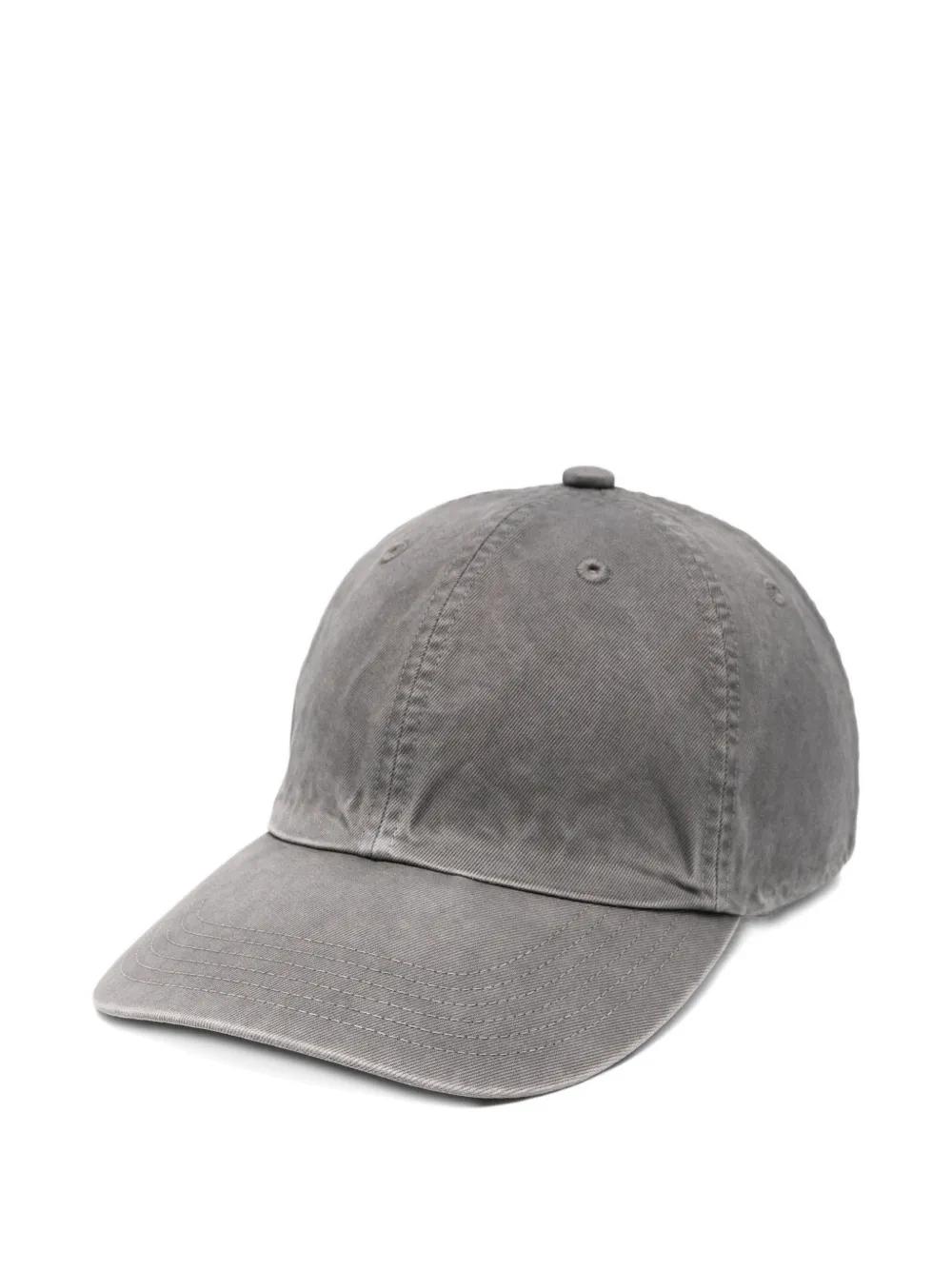AURALEE Garment-Dyed Chino Cap in Gray for Men | Lyst