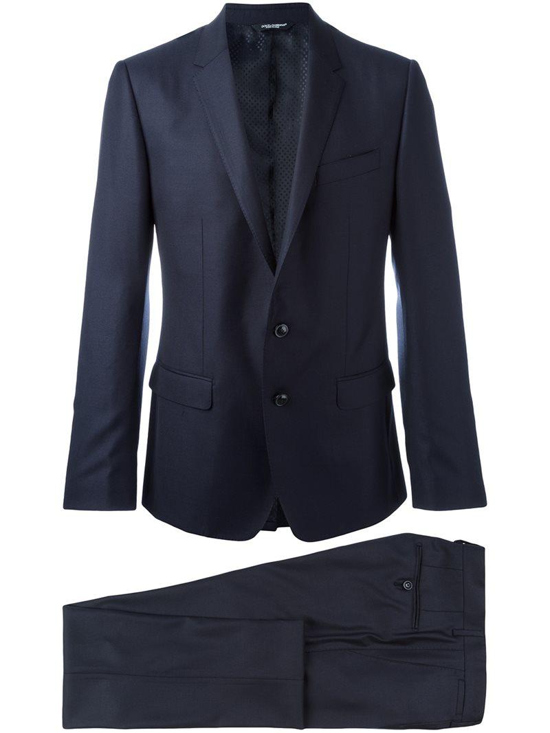 Dolce & gabbana Two Piece Suit in Blue for Men | Lyst