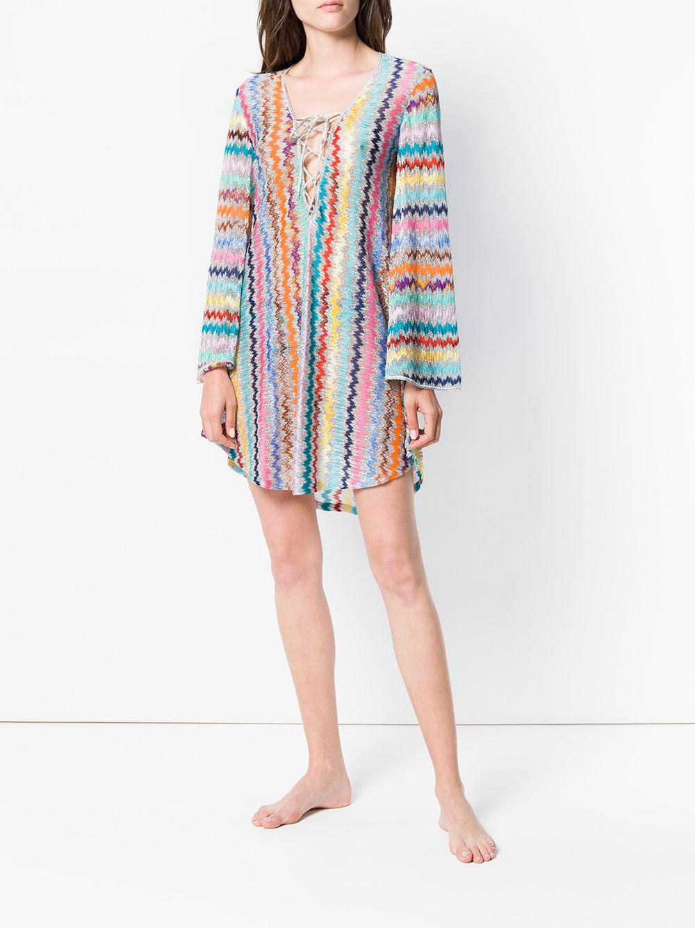 Missoni Synthetic Zigzag Beach Coverup in Blue Lyst