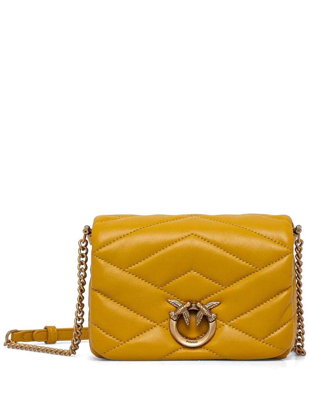 Pinko Love Click Cross Body Bag in Yellow Lyst UK