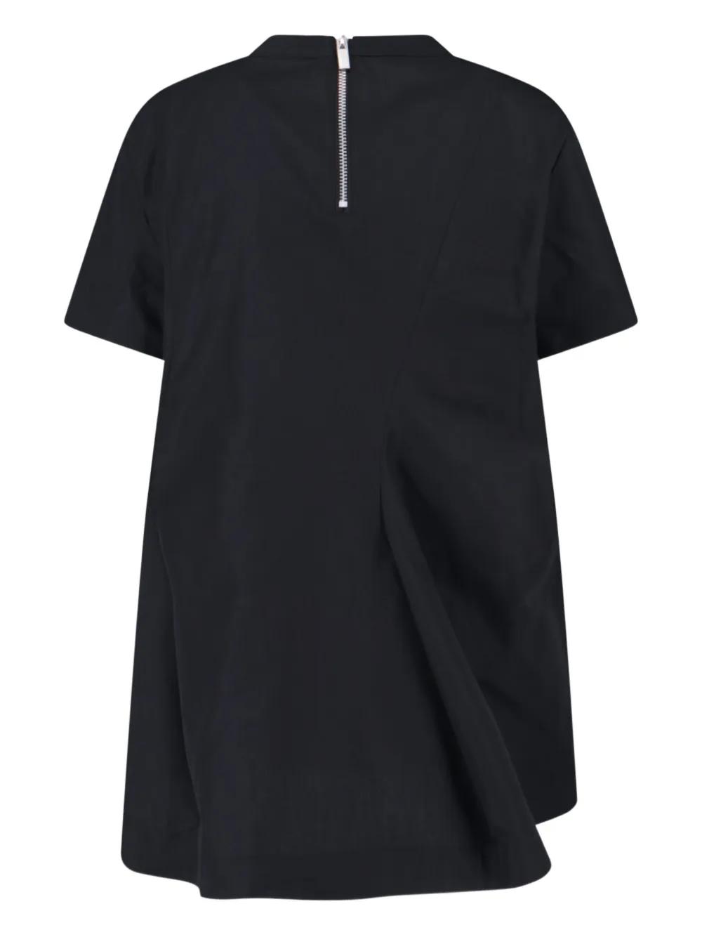 VIP【関税送料無料】希少 SACAI BLUE COTTON DRESS Blue Cotton Poplin Minidress by sacai on Sale