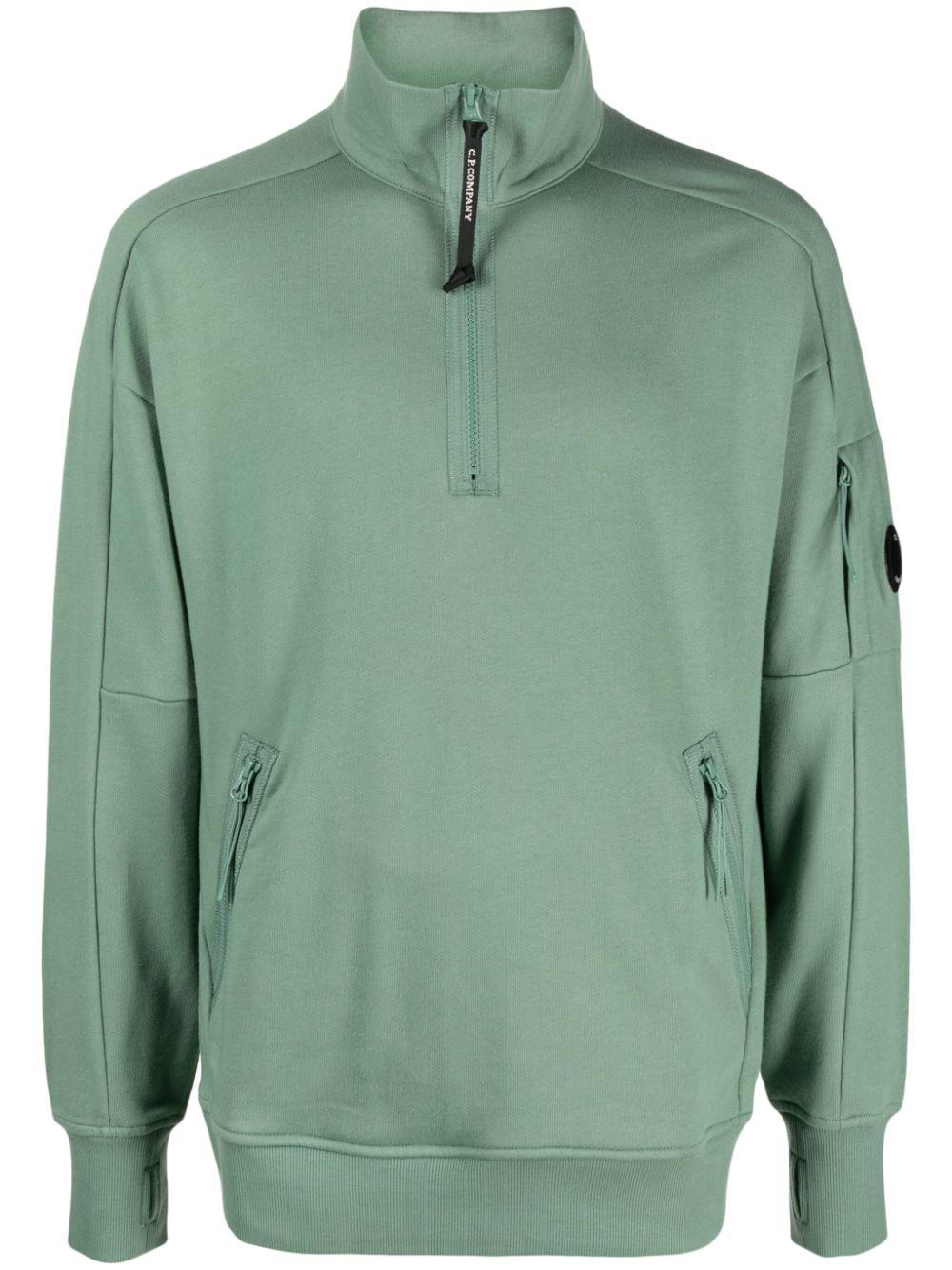 Cp company shop lens zip sweatshirt