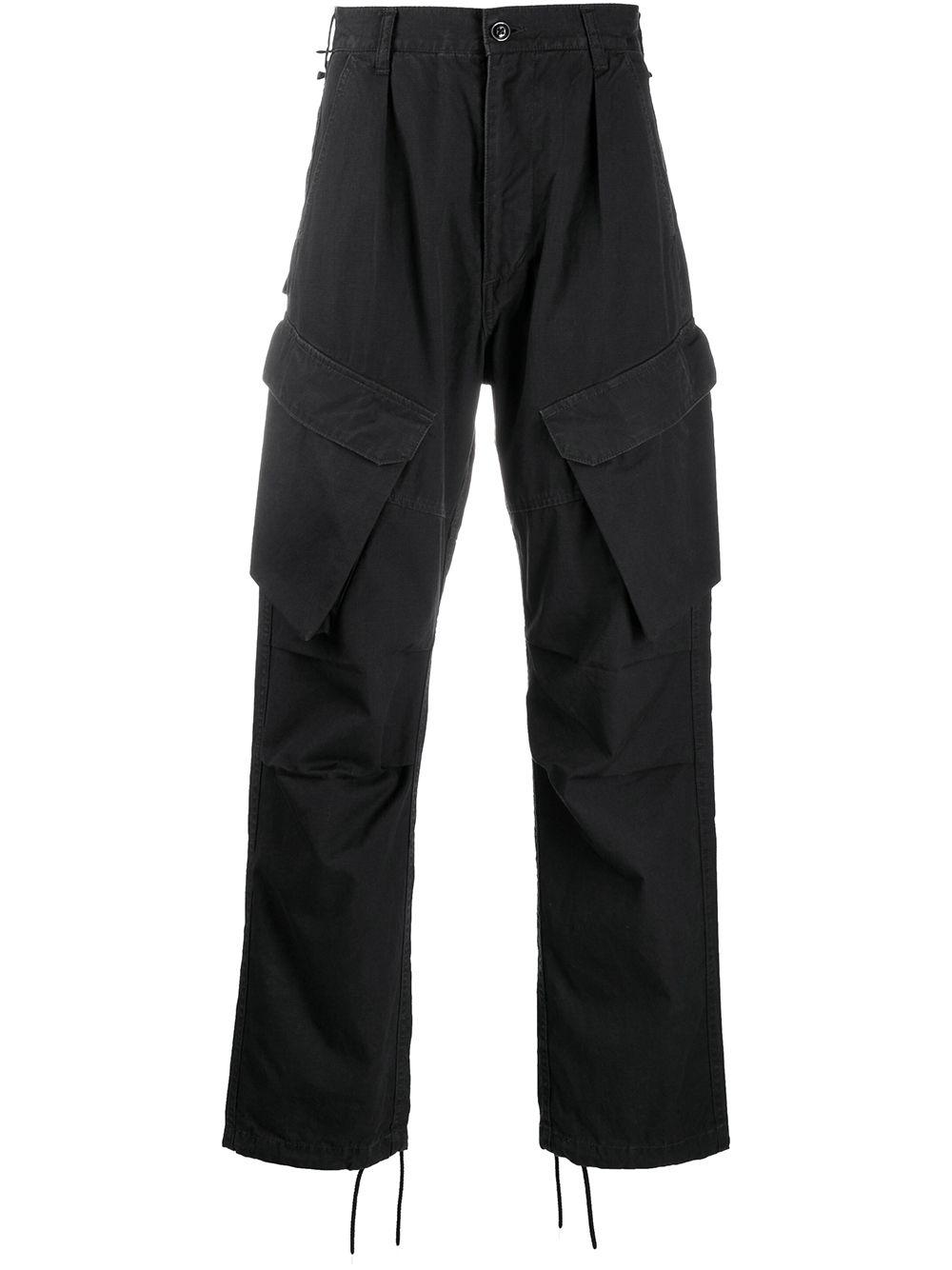 Neighborhood Cotton Front Flap Pocket Cargo Trousers in Black for Men ...