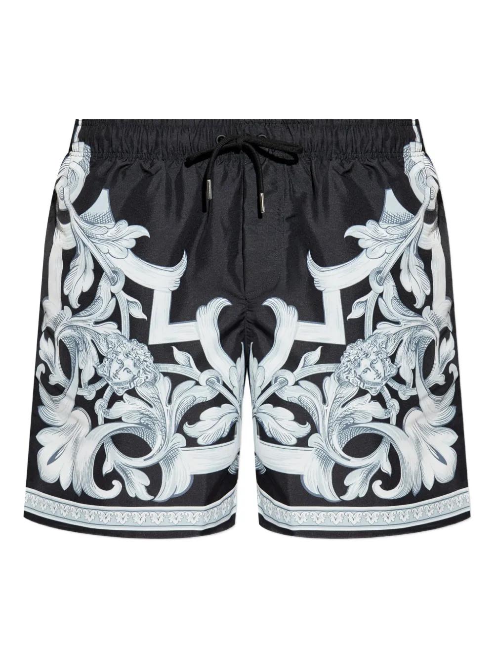 直営店☆VERSACE☆SALE!メドゥーサ ロゴ グレカ スイムショーツ グレカ ボーダー スイム ショートパンツ | VERSACE JP
