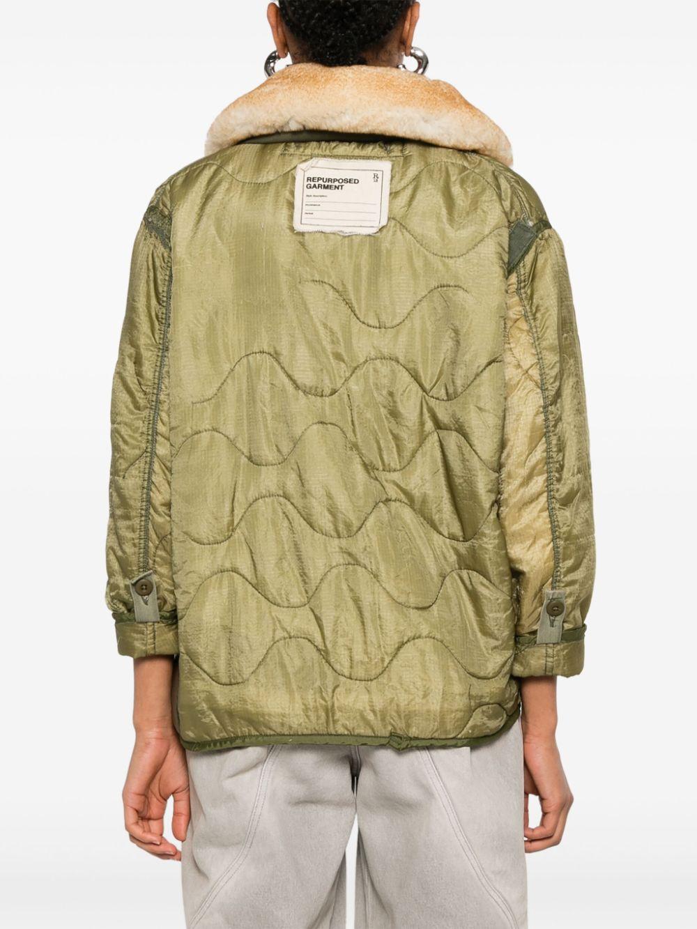 R13 Refurbished Liner Jacket in Green Lyst UK