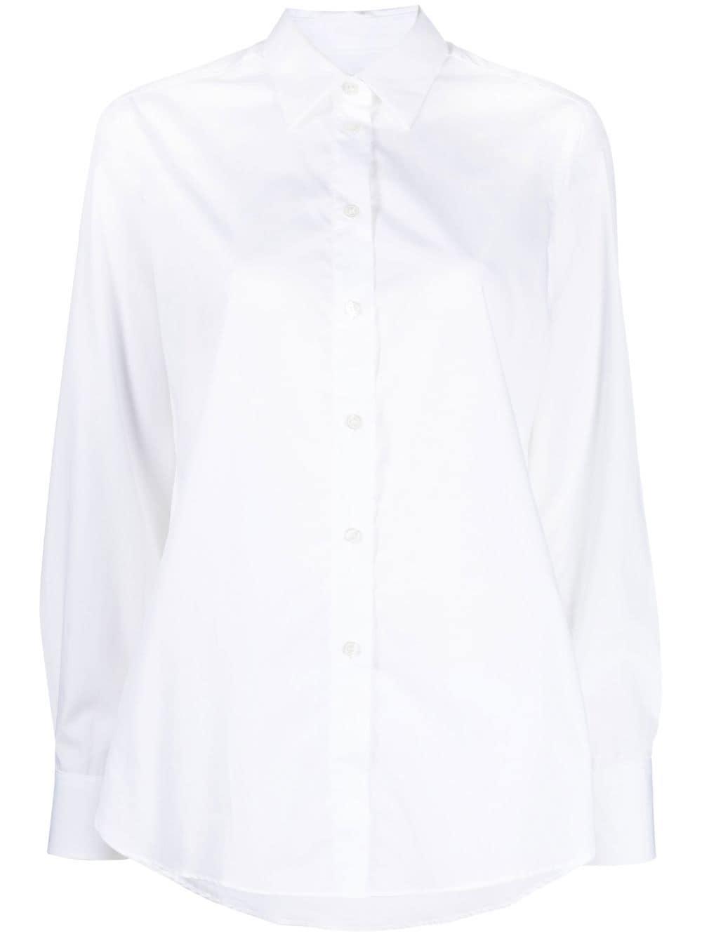 Filippa K Jane Long-sleeve Shirt in White | Lyst
