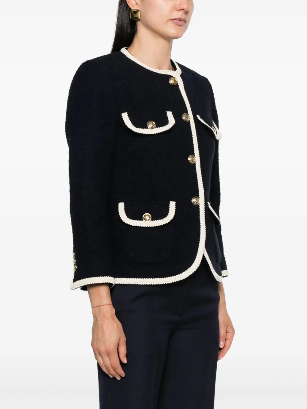 【SANDRO】 Bead Trim Cropped Tweed Jacket Sandro Bead Trim Cropped Tweed Jacket | Bloomingdale's