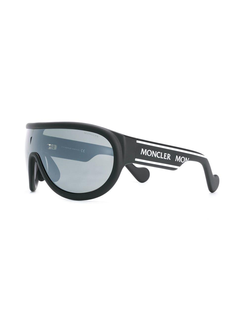 Moncler Sports Shield Sunglasses in Black Lyst