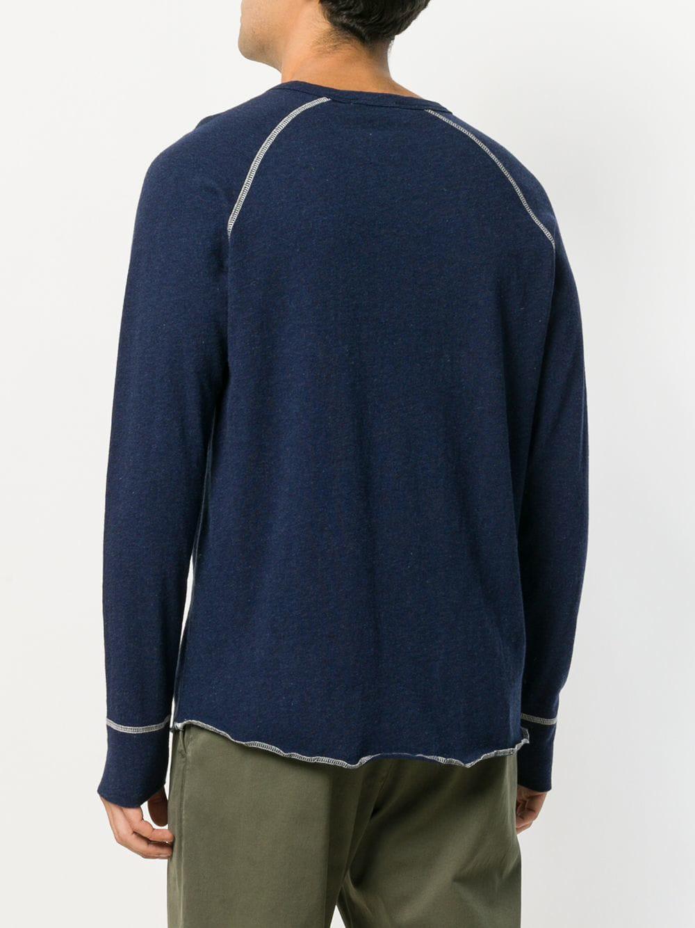 YMC Cotton Crew Neck Sweatshirt in Blue for Men - Lyst