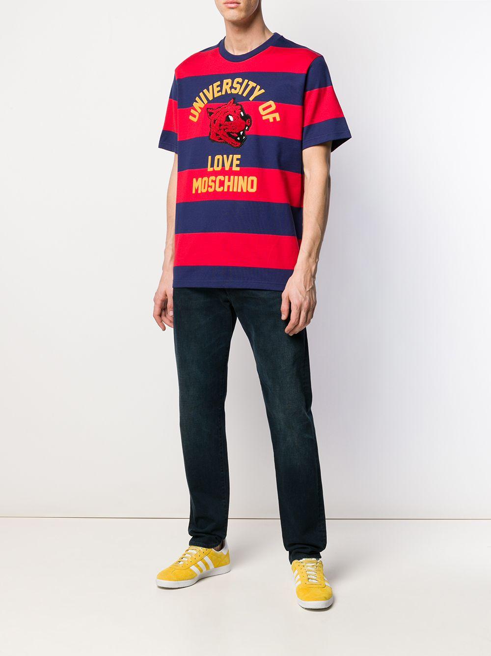 Love Moschino Cotton University Striped 