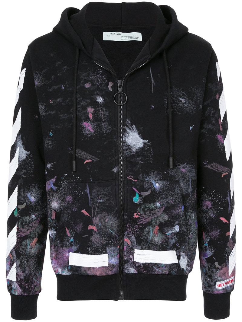 Off-White c/o Virgil Abloh 'galaxy' Hoodie in Black for Men