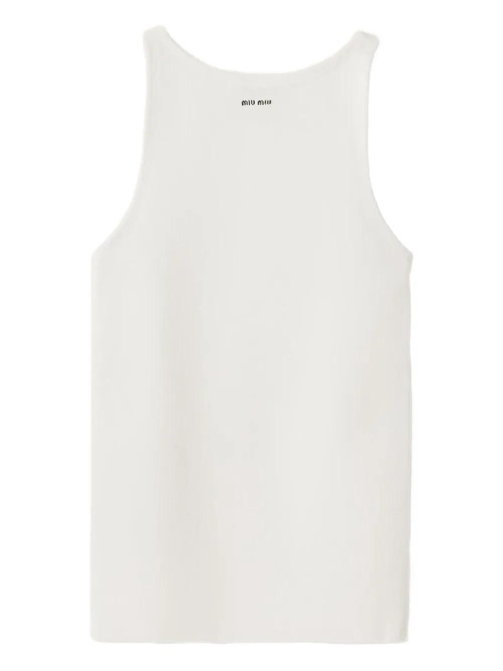 Miu Miu Sleeveless and tank tops for Women | Online Sale up