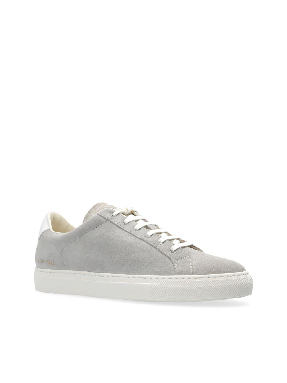 Common Projects メンズ ホワイト Retro スエード スニーカー