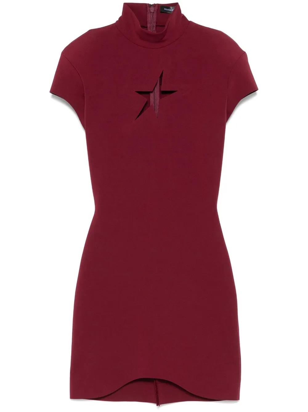 rowa asymmetric knit mini dress Black Mesh Asymetrical Mini Dress