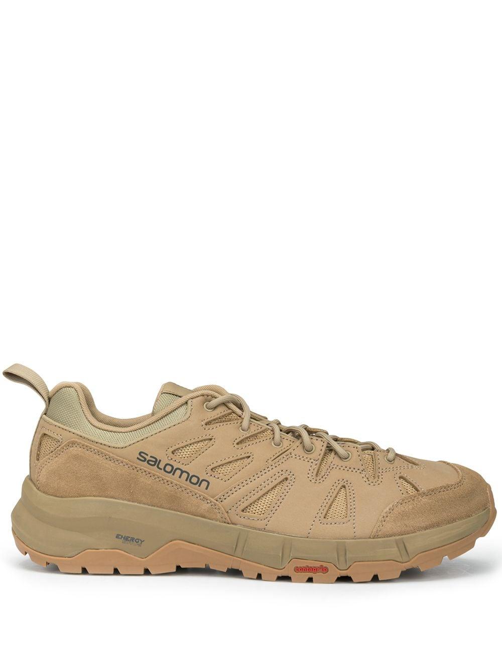 Salomon Leather Odyssey Advanced Lace-up Trainers in Brown for Men | Lyst