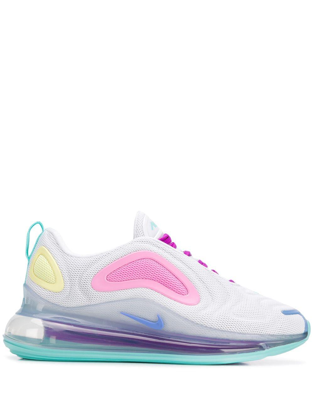 Nike Leather Air Max 720 Pastel Sneakers in White | Lyst