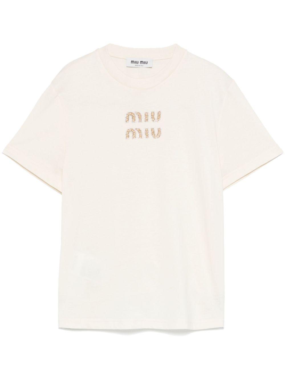 レディース Miu Miu Tシャツが¥80,300〜 | Lyst レディース Miu Miu Tシャツが¥80,300〜 | Lyst