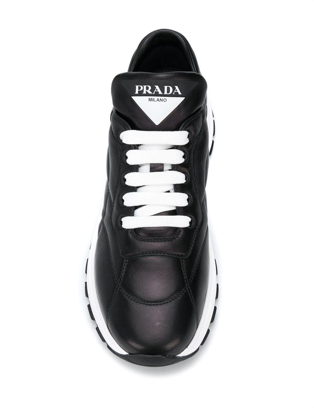 prada prax 01 sneakers black