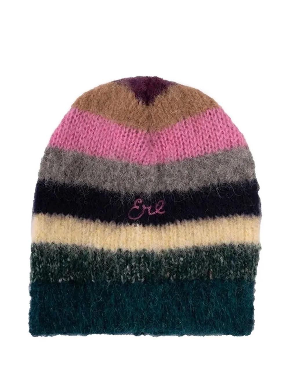 ERL グラデーション　ビーニー　ピンク ERL ピンクグラデーション ニットビーニー ERL ピンク