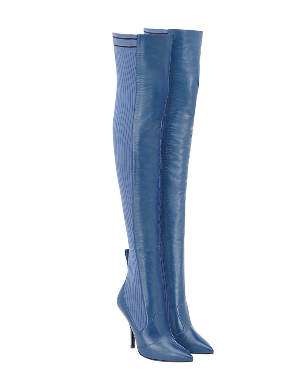 blue fendi boots