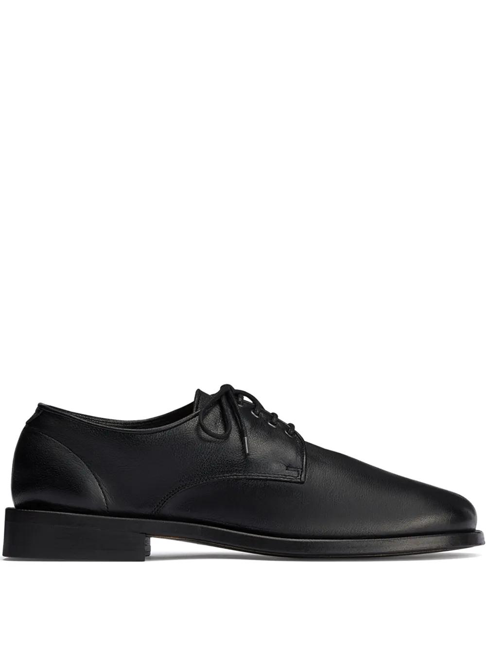Lemaire Anatomic Derby Shoes in Black for Men | Lyst