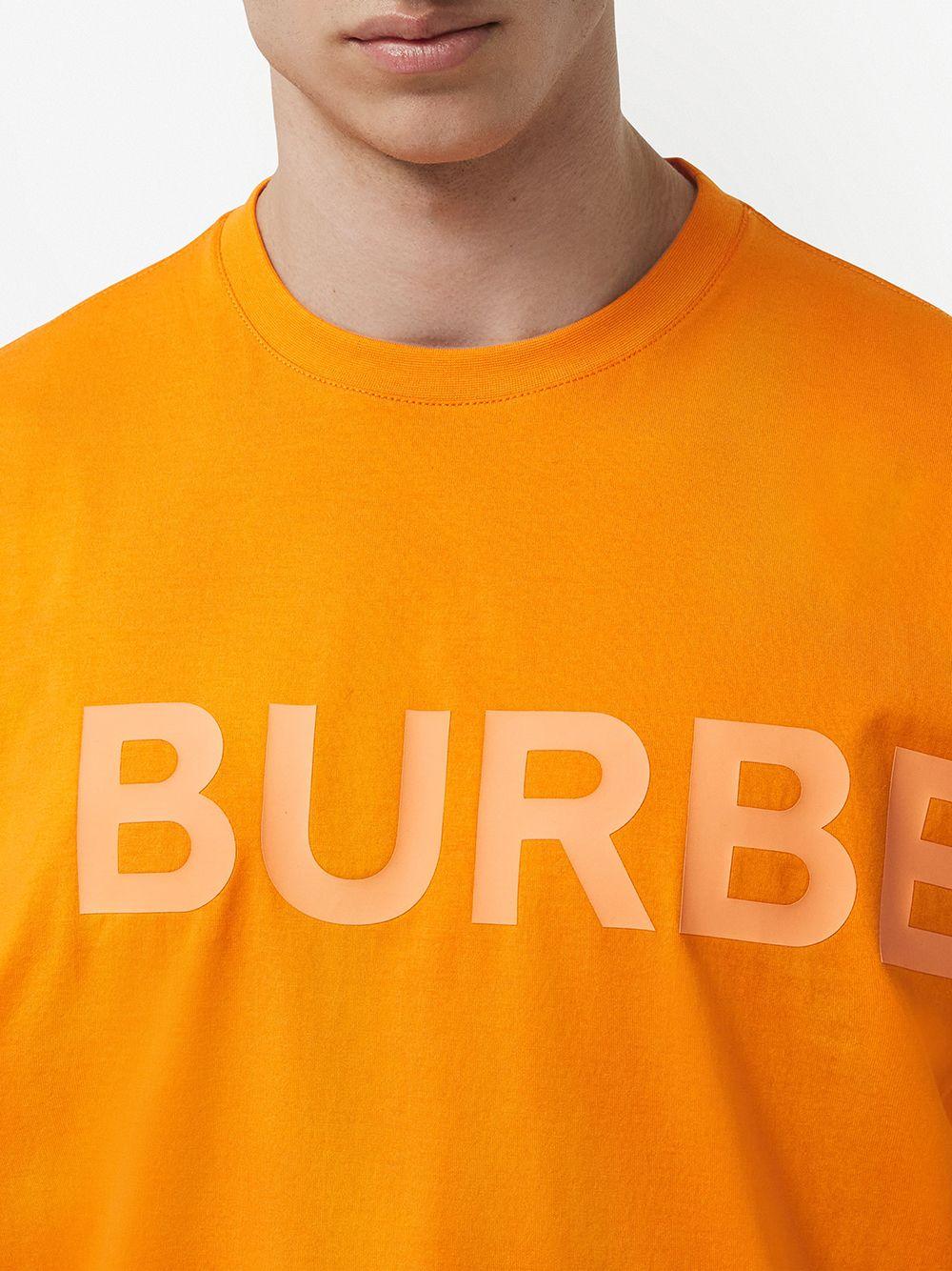 orange burberry t shirt