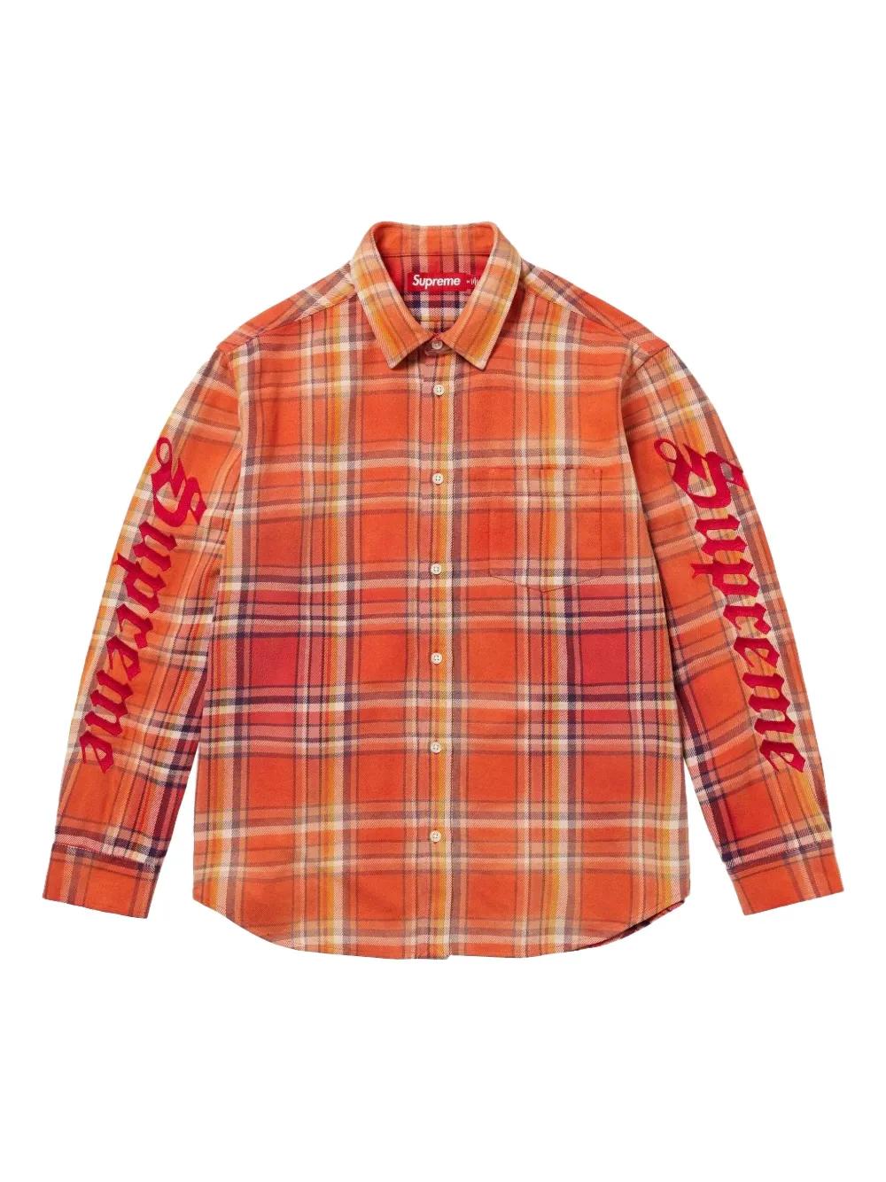 Supreme Printed Plaid Shirt XL red 赤 Supreme Plaid Flannel Shirt