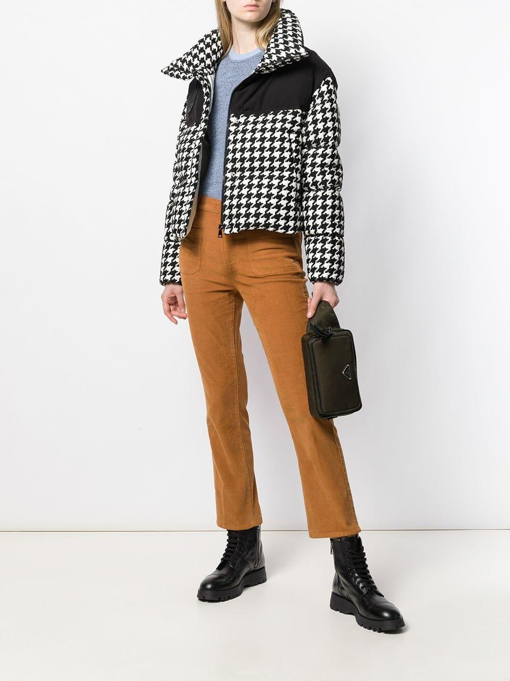 moncler houndstooth jacket