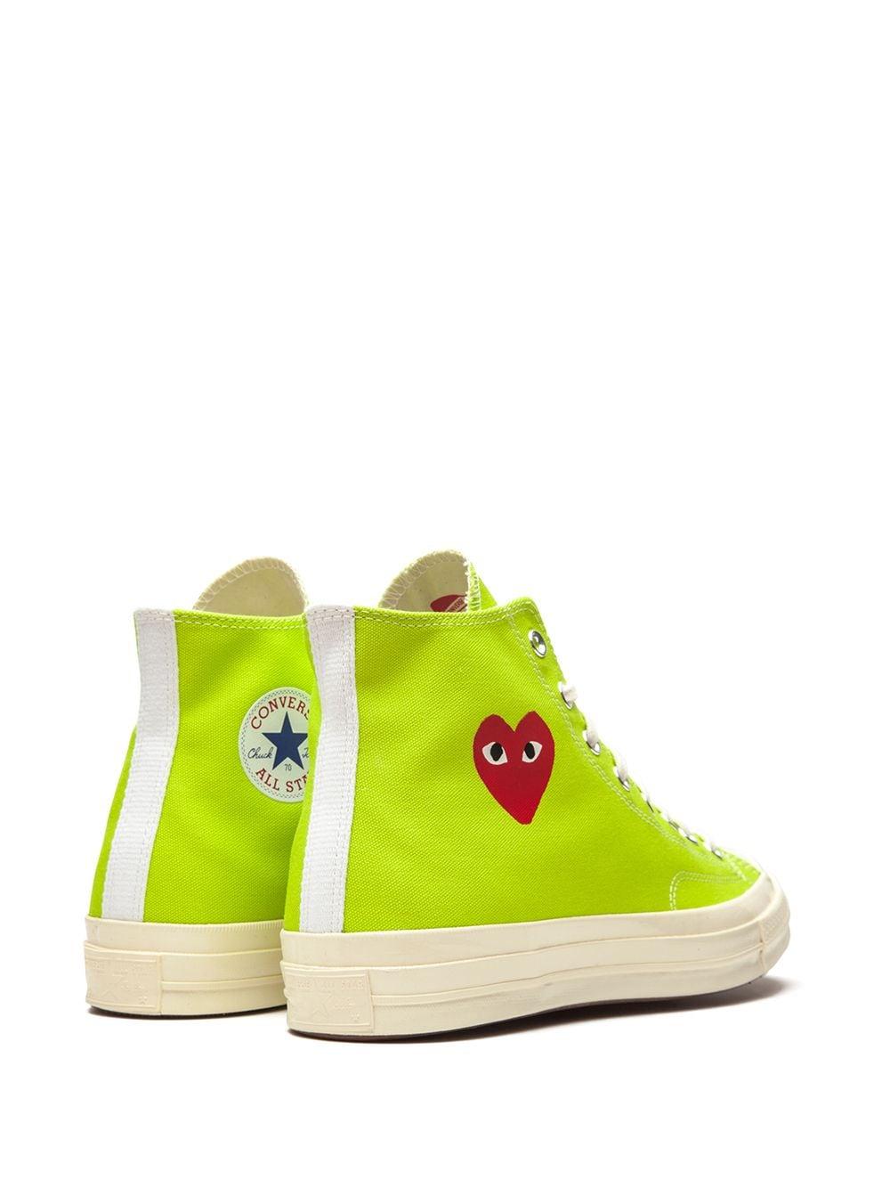 green converse cdg