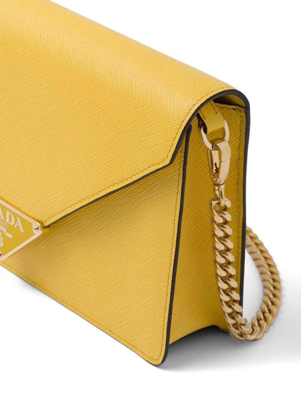 Prada Envelope Shoulder Bag in Yellow